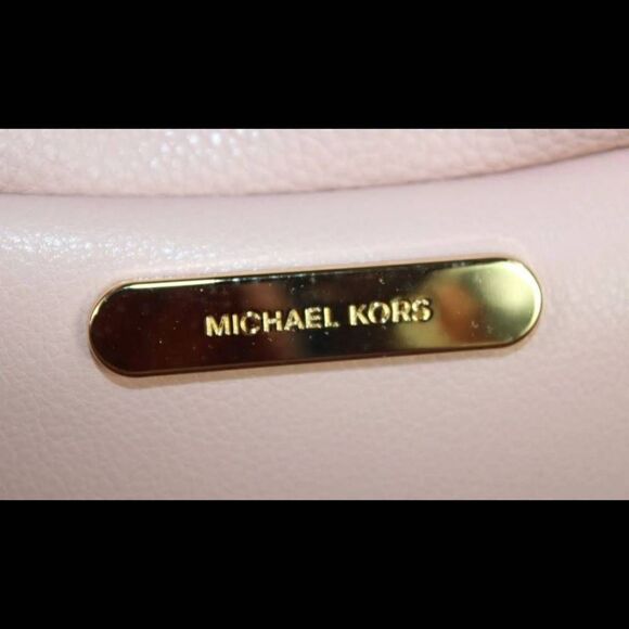 Michael Kors Kimberly Large Pebbled Leather Satchel Blossom NWT. - Picture 8 of 8